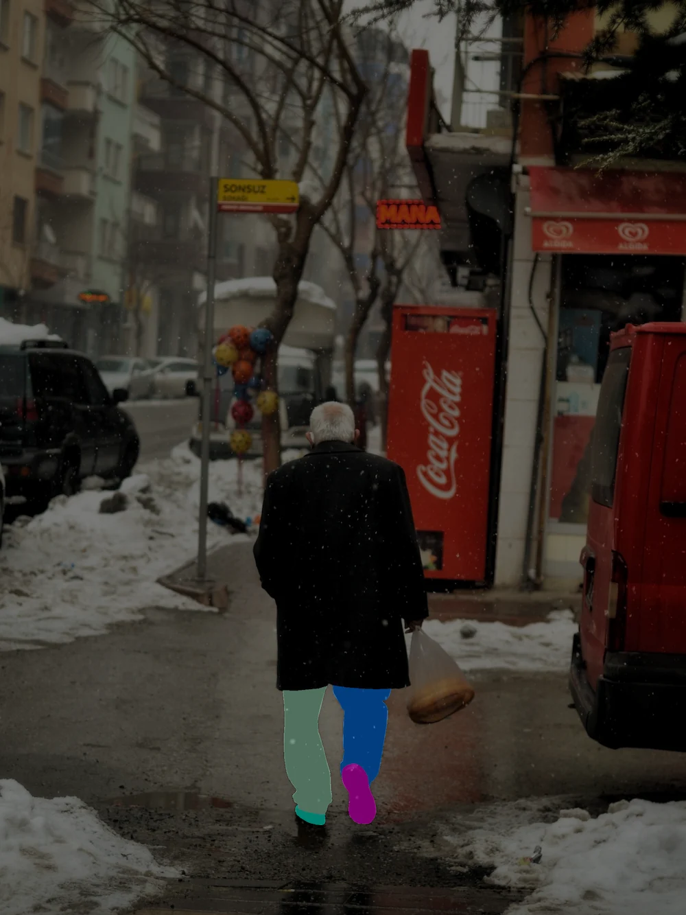 AR footwear segmentation process